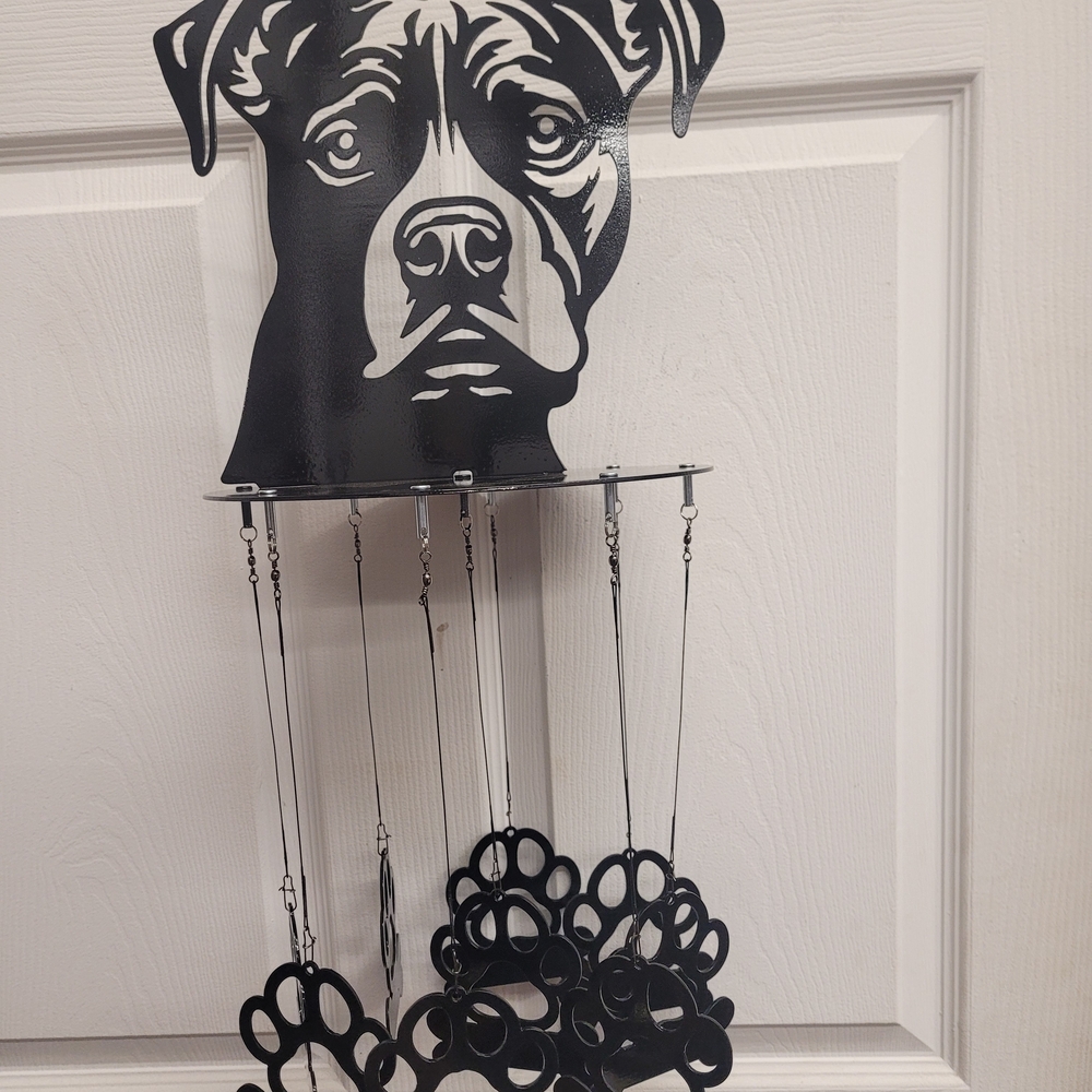 Wind Chime, Staffordshire Bulldog, Pet